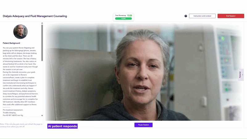 Hale AI avatar simulation in action